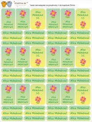 Sada samolepiek na predmety a do topánok /54 ks