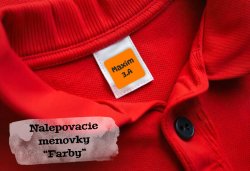 Nálepky na oblečenie - Farby 23*23/42ks.